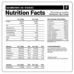 BCAA AMINO HYDRATE | 100 SERV - Imagen 3