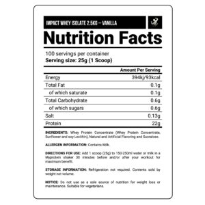 IMPACT WHEY ISOLATE - Imagen 3