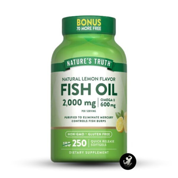 (250cap) (2000mg) Fish Oil (Logo)