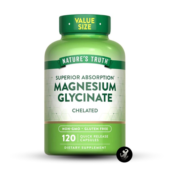 (120 caps) Magnesium Glycinate (Logo)