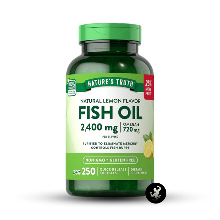 (250cap) (2400mg) Fish Oil (Logo)