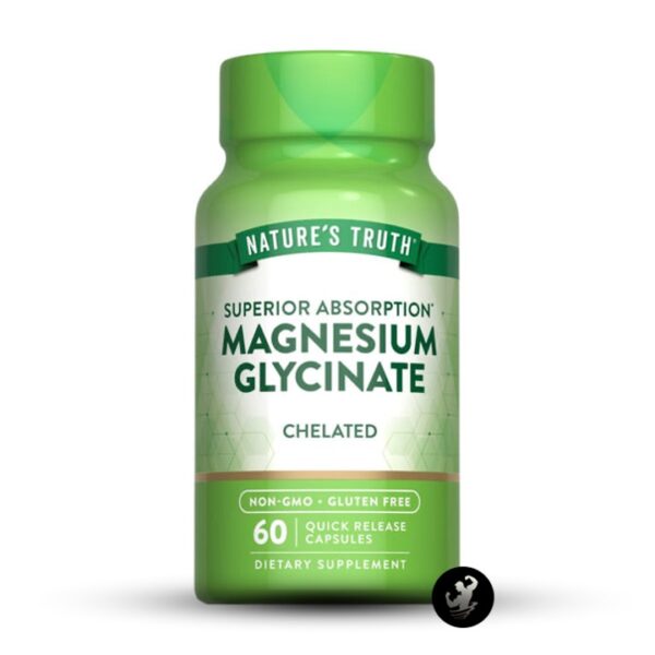 (60 caps) Magnesium Glycinate (Logo)