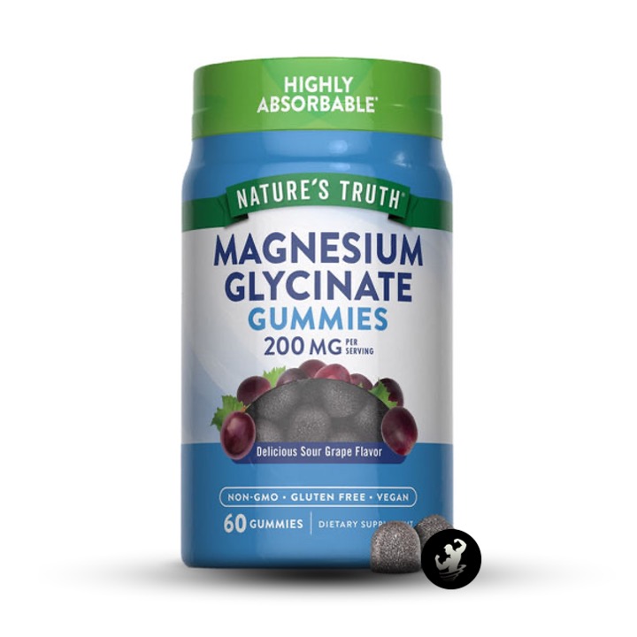 (60 gummies) Magnesium Glycinate (Logo)