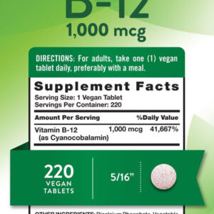 VITAMINA B12 1,000 MCG - Imagen 3