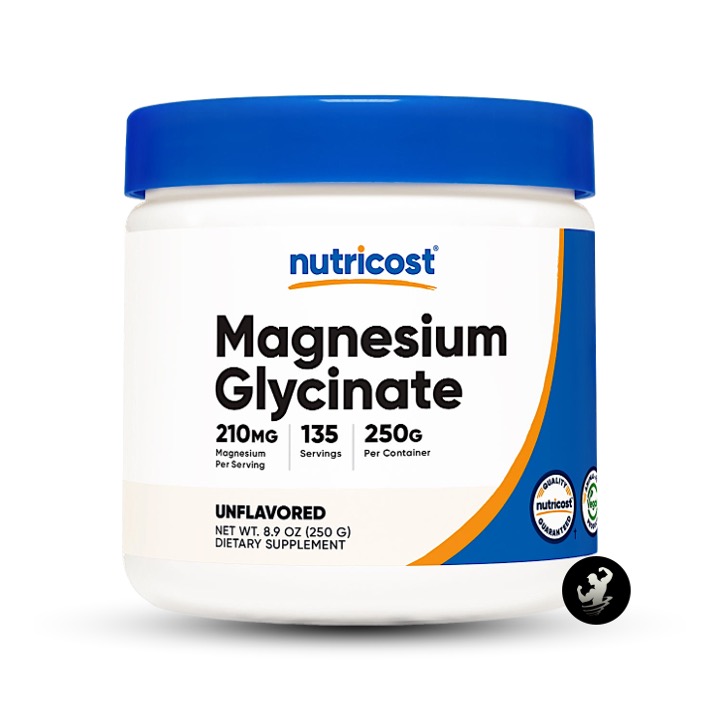 (250g) Magnesium Glycinate Powder (Logo)