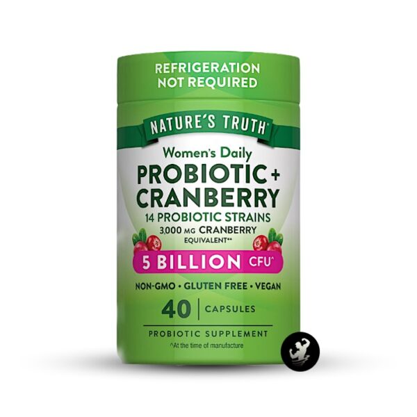 (40cap) Women's Probiotic + Cranberry (Logo)