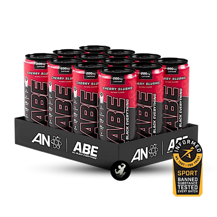 (330ml) Abe Energy Drink Cherry Slushie x 12 (Logo)