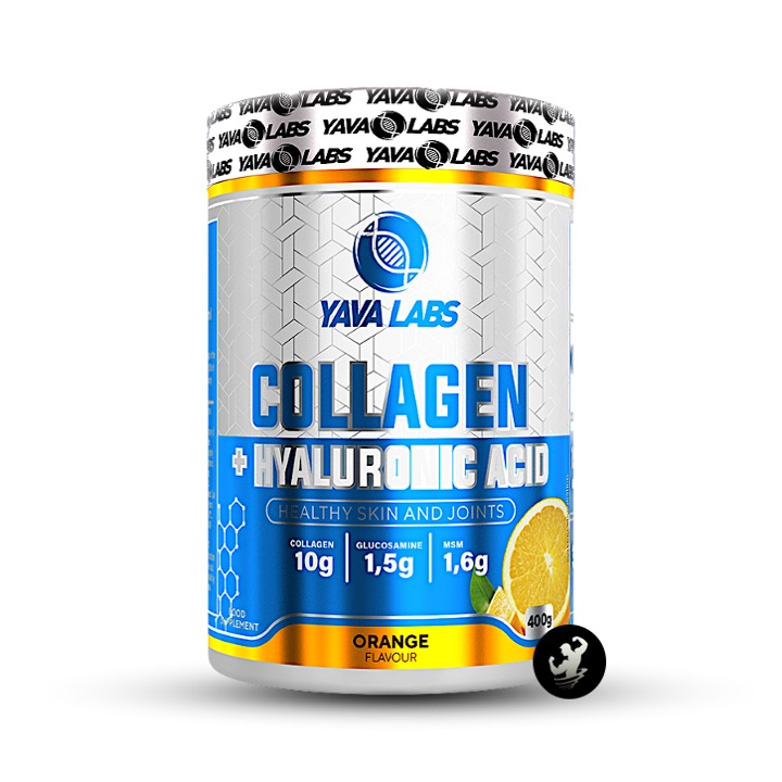 (400gr) Collagen + Hyaluronic Acid – Orange (Logo)