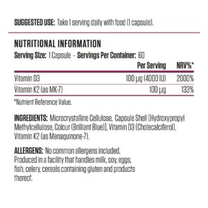 VITAMINA D3 & K2 - Imagen 2